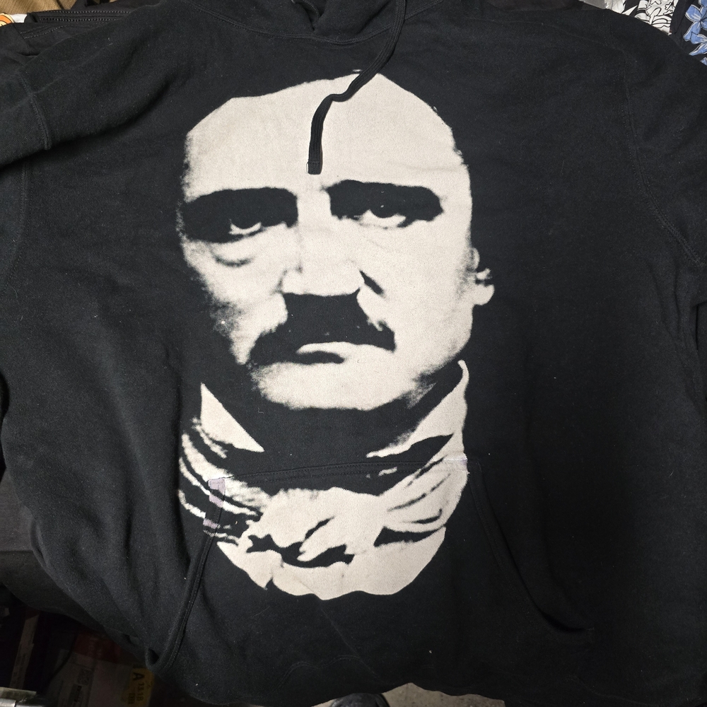 Men's Black Graphic Hoodie